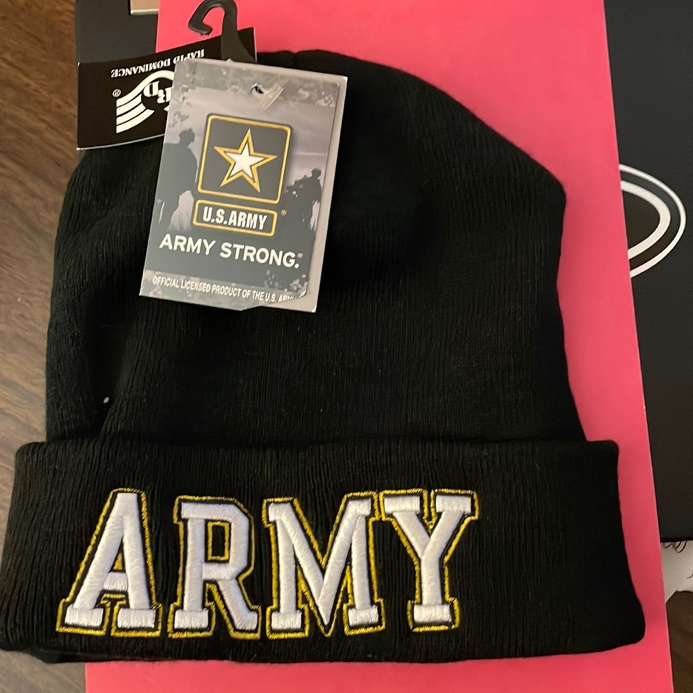 Army beanie new with tags